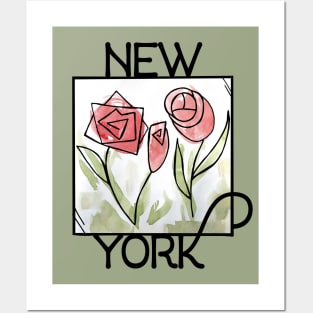 New York State Flower Posters and Art